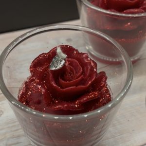 Rød glitter